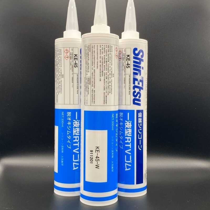Shinyue KE45 กาวซิลิโคน KE-45-T/W ญี่ปุ่นฉนวนกันความร้อนกันน้ําทนอุณหภูมิสูงกาวเป็นมิตรกับสิ่งแวดล้อ