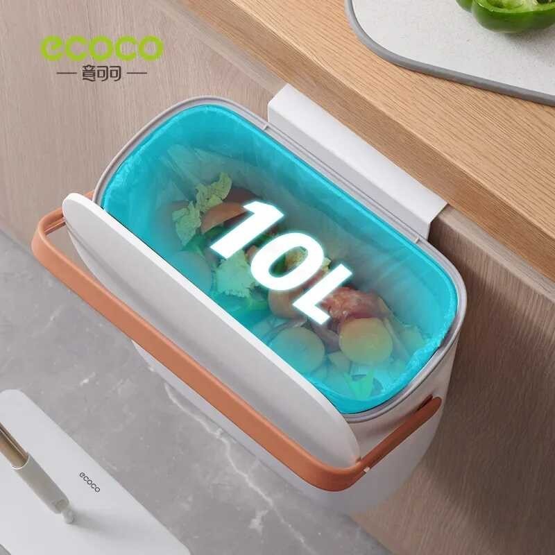 ครัวถังขยะติดผนังถังขยะที่มีฝาปิดกันน้ำช่องแคบ ECOCO