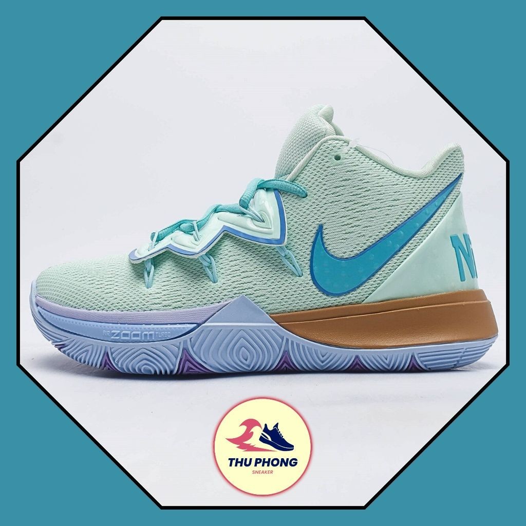 รองเท้าผ้าใบ BEST QUALITY Kyrie 5 Squidward AO2918-042 _ _ _ Like _ FULLBOX SHOES