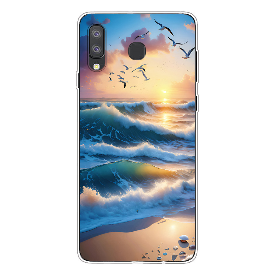 เคสสําหรับ Samsung galaxy A9 star/A8 star เคสซิลิโคนนุ่ม TPU พิมพ์ฝาครอบโทรศัพท์ - รูปที่ 2