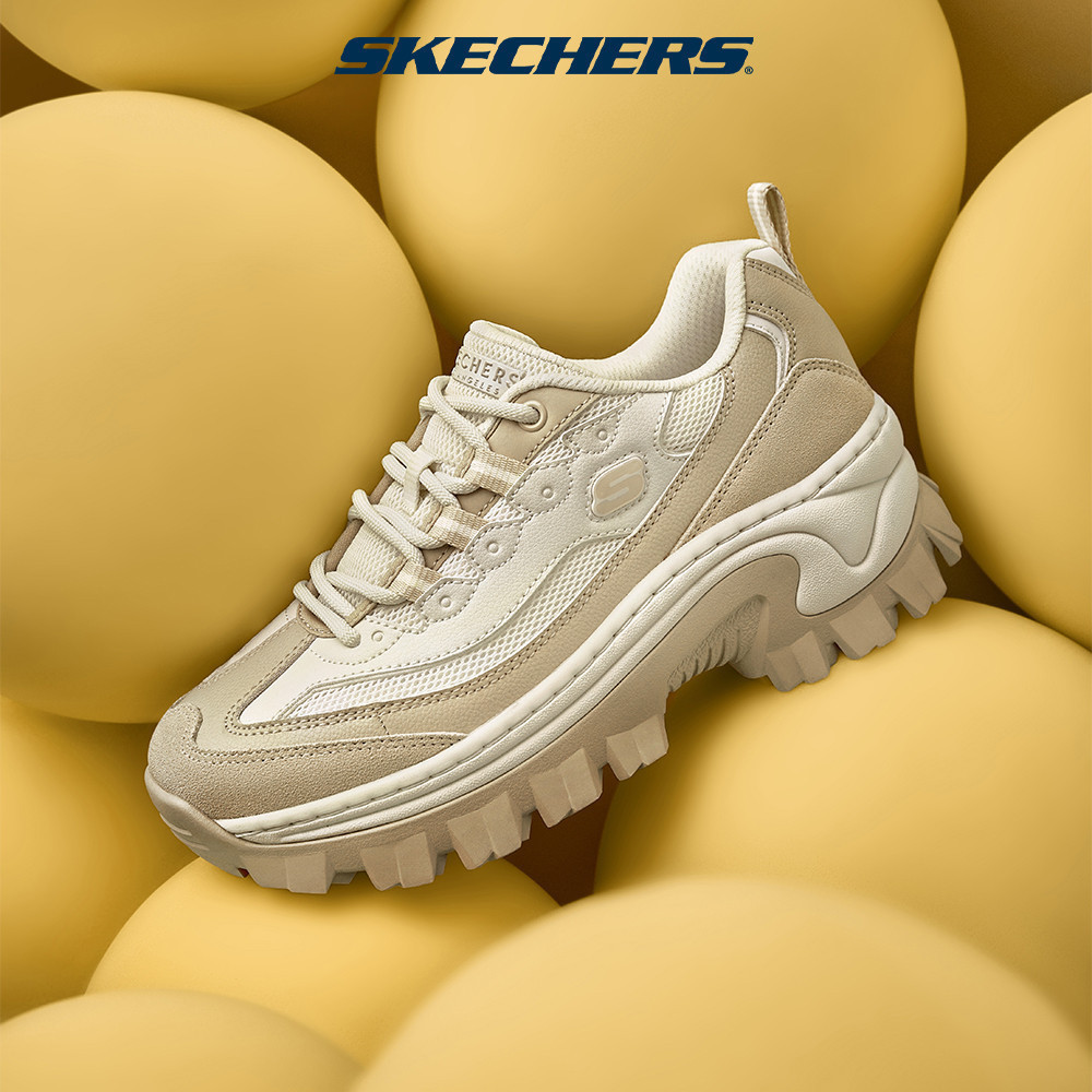 Skechers สเก็ตเชอร์ส รองเท้า ผู้หญิง Street Hi-Ryze Shoes - 177233-TAN