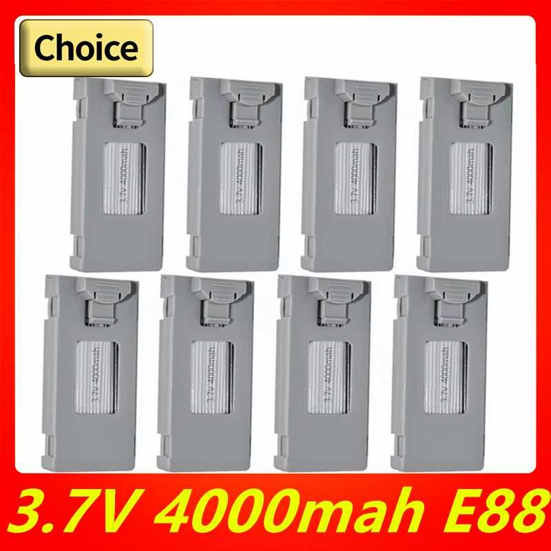 FOR b E88 e88S 3.7V 4000mAh E99S RC Drone Stable UAV For E99 E99PRO P1 P5 K3 P8 E525 Li-ion Batte