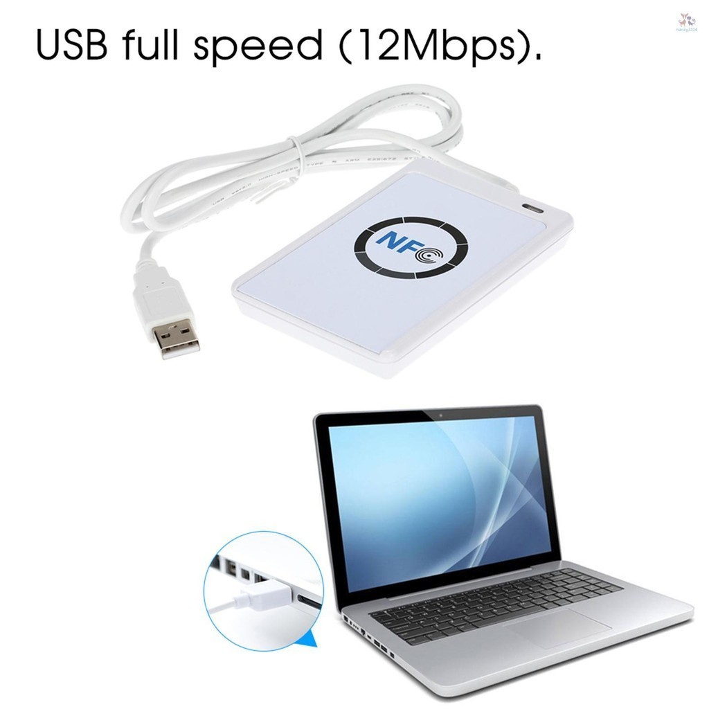 Nfc ACR122U RFID Contactless Smart Reader & Writer/USB + SDK + การ์ด IC