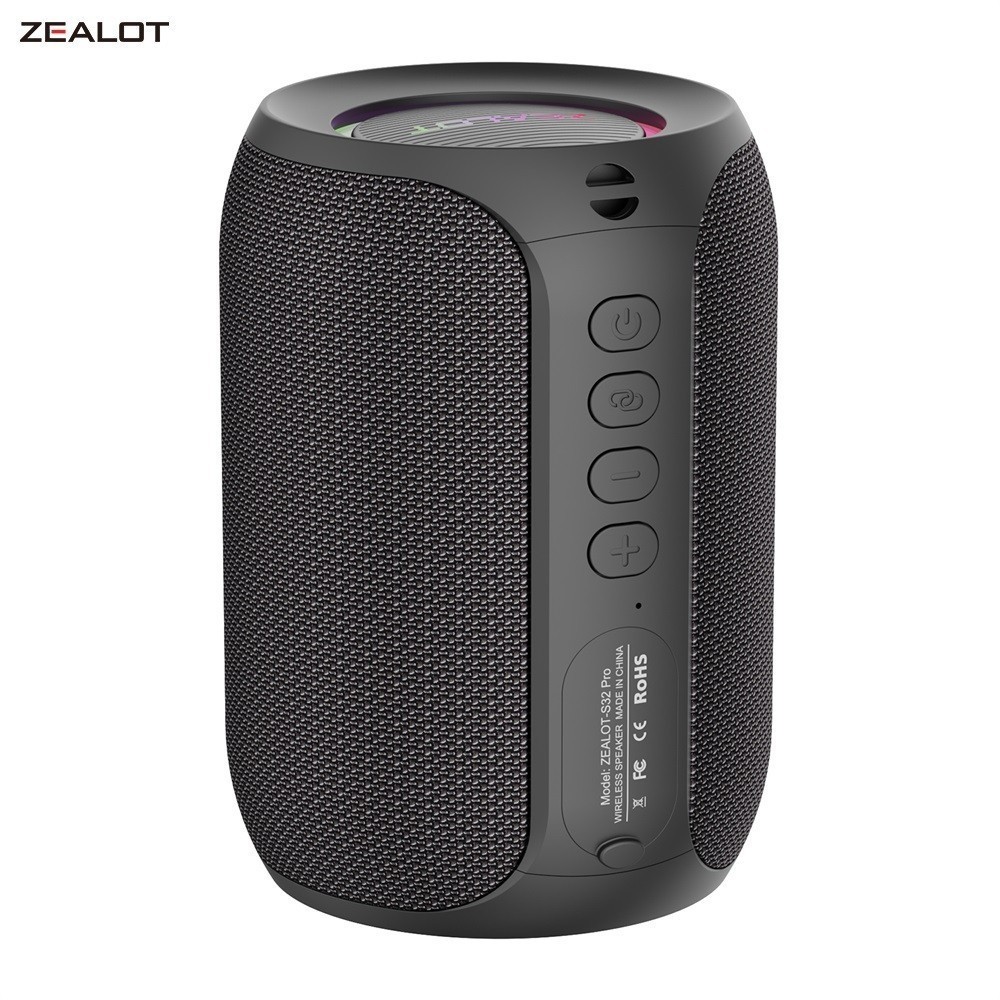 2024 ใหม่ ZEALOT S32PRO ลําโพงบลูทูธพกพา 5.2 ลําโพงกันน้ํากลางแจ้งไร้สาย TWS Mini คอลัมน์กล่องลําโพ