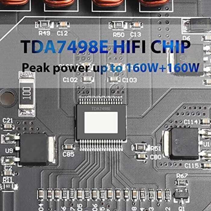 ❤ [Newvibe] ต้นฉบับ Zk-1602T Tda7498e 160Wx2 เสียงแหลมและเสียงเบสป