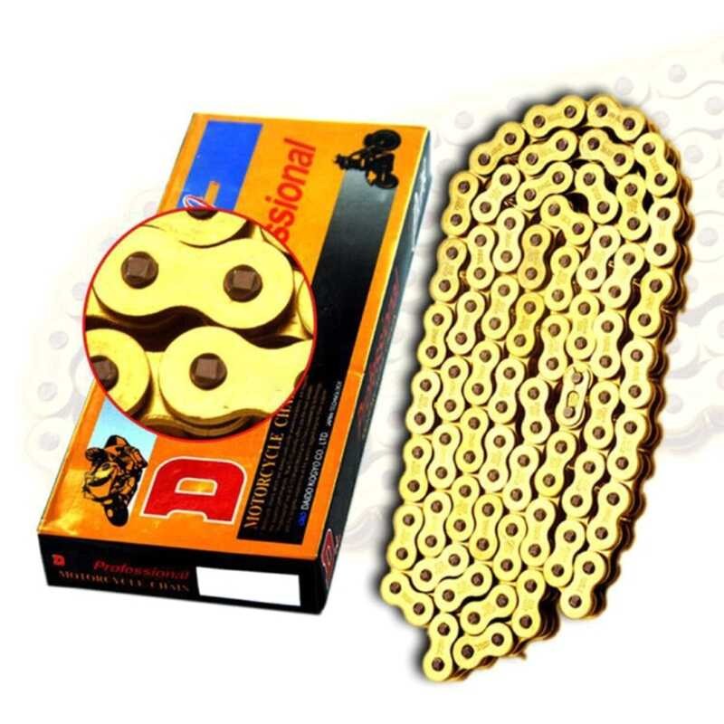 ▩ 2024 โซ่รถจักรยานยนต์ใหม่ 120 136 K โซ่ทอง Did428 Did520 Did525 Did5