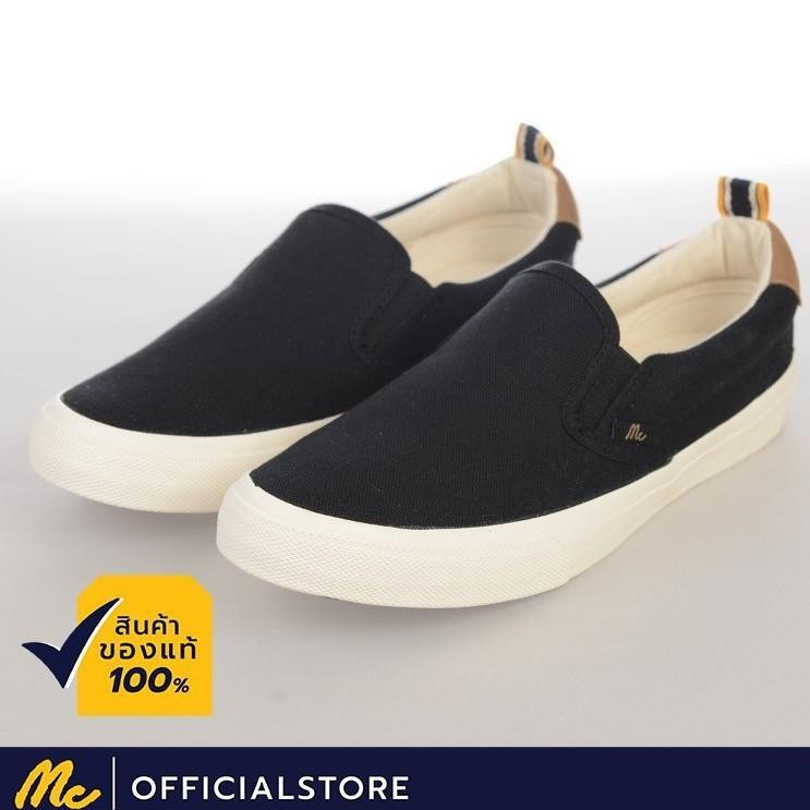 Mc Jeans รองเท้า Slip On สีดำ Unisex M09z004