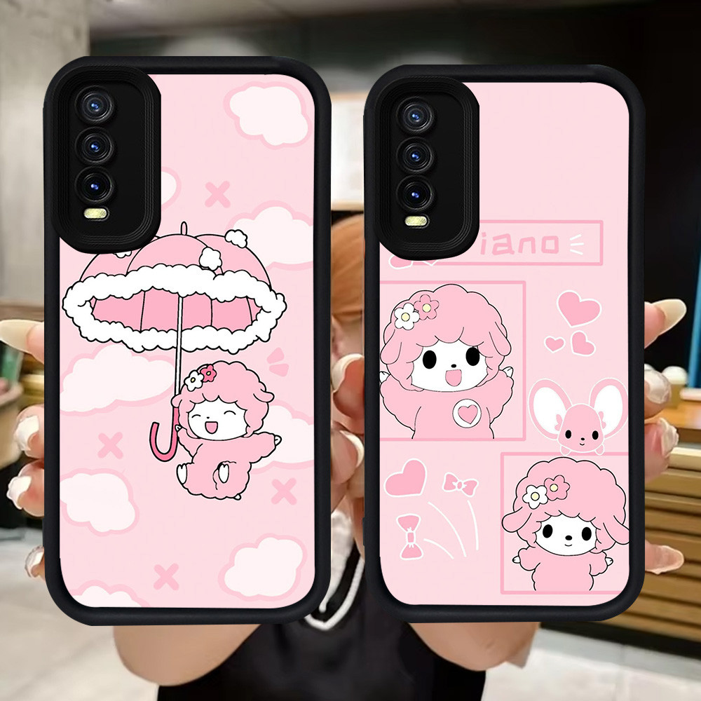 Q7 เปียโนหวานปลอกอ่อนสําหรับ VIVO Y12s Y11s Y400 Y20 Y66 Y20s V15 Y20i S1 Pro Y83 V17 V19 Neo