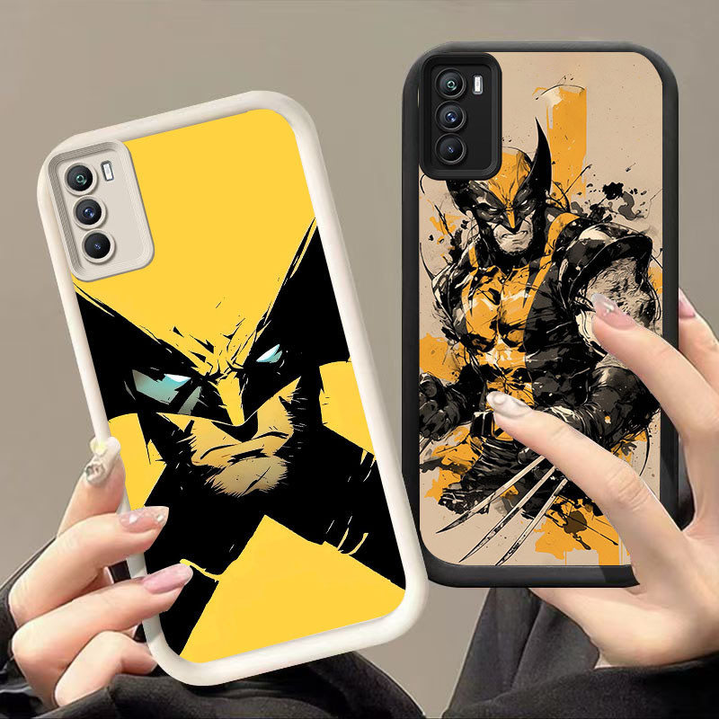 YZ-65 Deadpool และ Wolverine กันกระแทกสําหรับ OPPO Realme C17 A11S 7I A53 A54S A33 C75 A16 A16s A53S