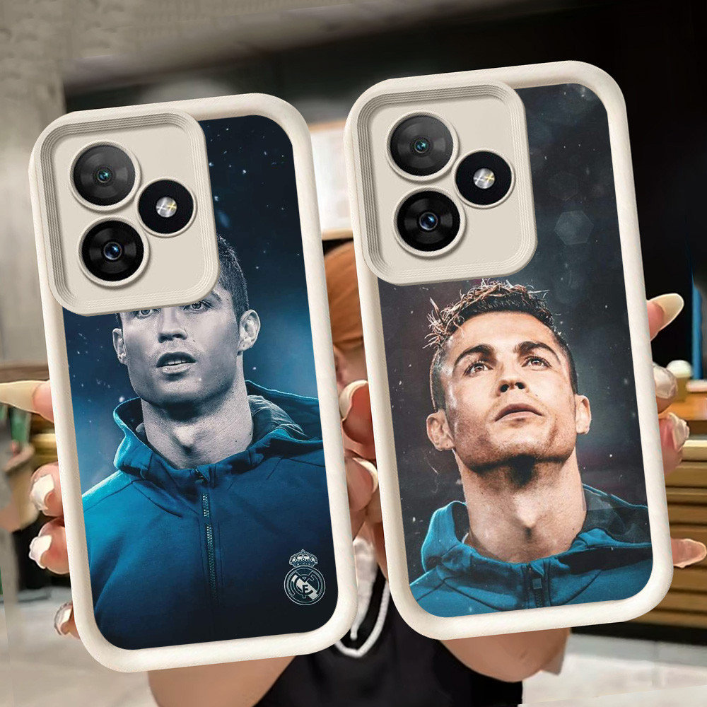 ปลอกอ่อนสําหรับRealme C61 C55 C33 6 C67 หมายเหตุ 60 C51 50 C63 C31 Narzo 50A Prime C53 GT C35 5Gสีขา