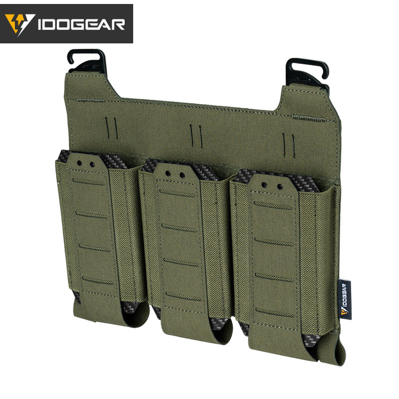 IDOGEAR กลยุทธ์กระเป๋าใส่แม็กกาซีน 556 สไตล์ตะขอ มัลติฟังก์ชั่นหัวเข็มขัดแบบ G-hook ที่ยึดแม็กกาซีนหน้ายุทธวิธี 35134