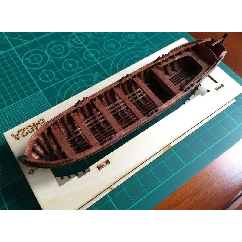 Ancient Ship Model Kit Scale 1/64 Full Rib Lifeboat Series Model Kit