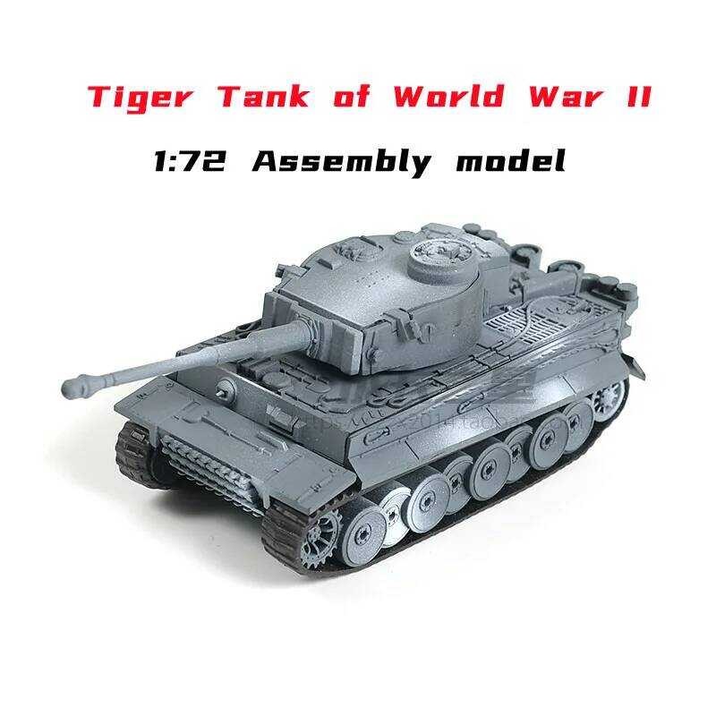 1/72 WW II Germany Tiger Tank Model Panther Assembly Panzer Model World Of Tan Assembg Military Toy