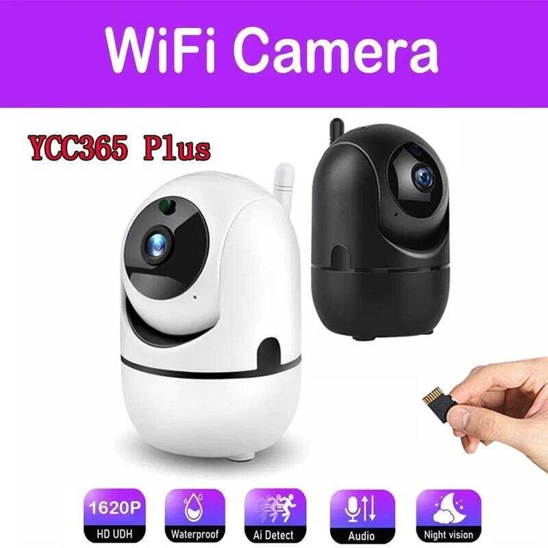 กล้อง IP Wifi 1080P ความปลอดภัย YCC365 Plus Cloud Wireless Monitor สมาร์ทแทร็ก Night Vision กล้องวงจ
