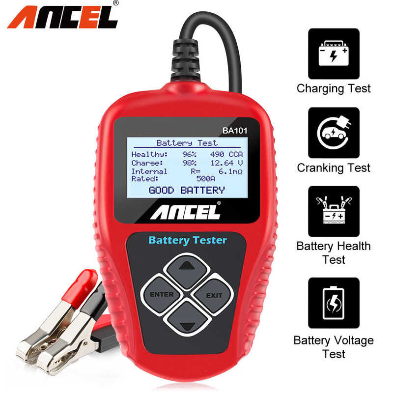 ❤ ANCEL Ba101เครื่องทดสอบแบตเตอรี่12v 220Ah
