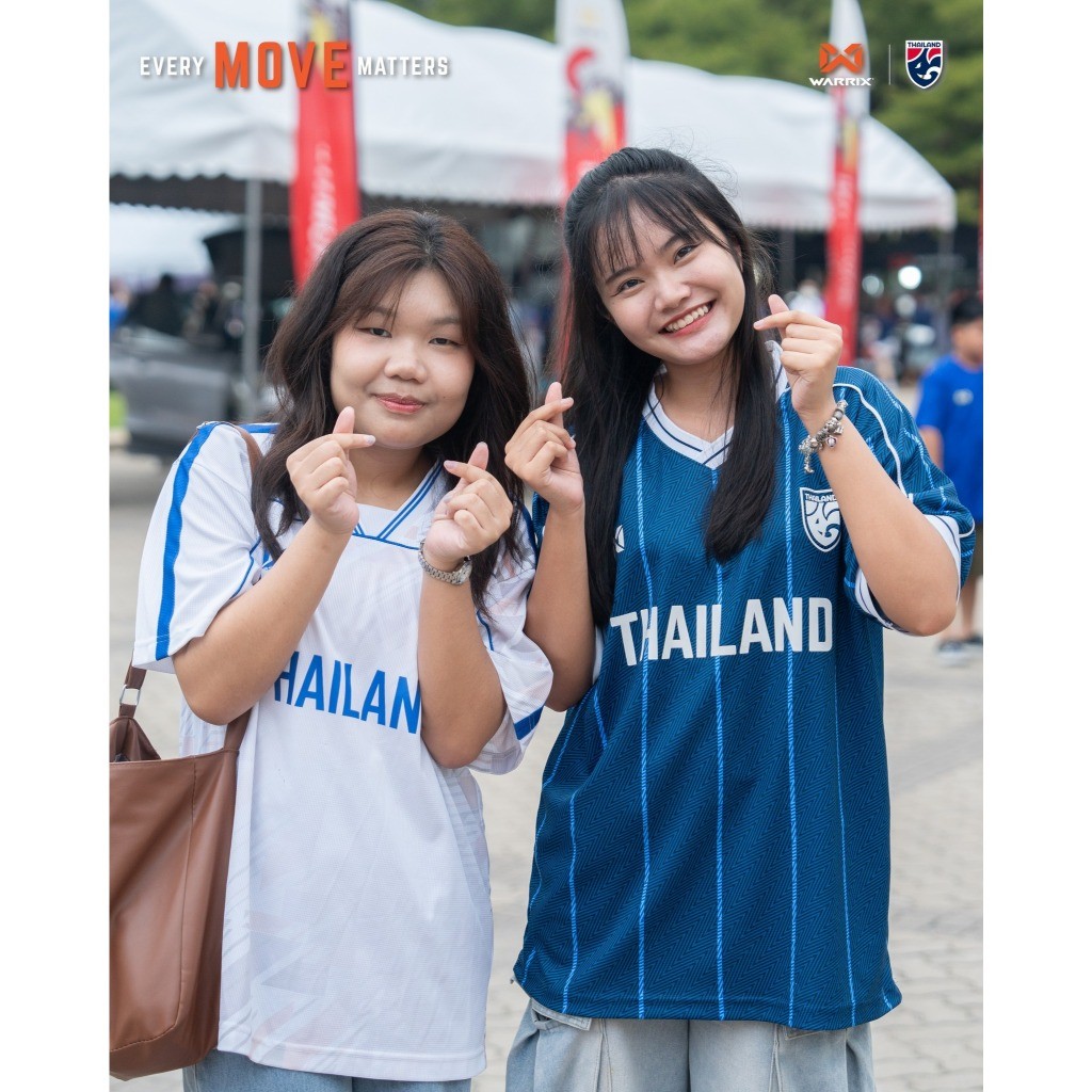 เสื้อโอเวอร์ไซส์ คอวี WARRIX Oversize 2024/25 เสื้อทีมชาติไทย THAILAND JERSEY 243FBATH10 ราคา ถูกที่สุด ดีลบีเคเค แกลเลอรีภาพที่ 6
