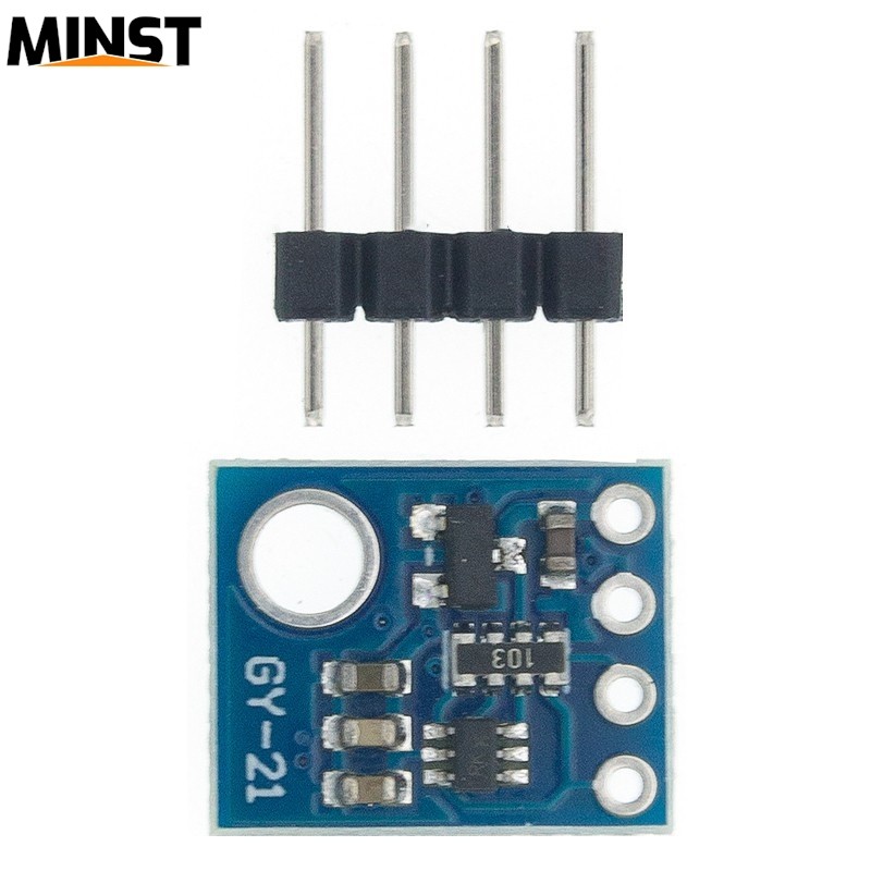 เซ็นเซอร์ความชื้นพร้อมอินเทอร์เฟซ I2C Si7021 GY-21 HTU21 สําหรับArduino-อุตสาหกรรม-ความแม่นยําสูง