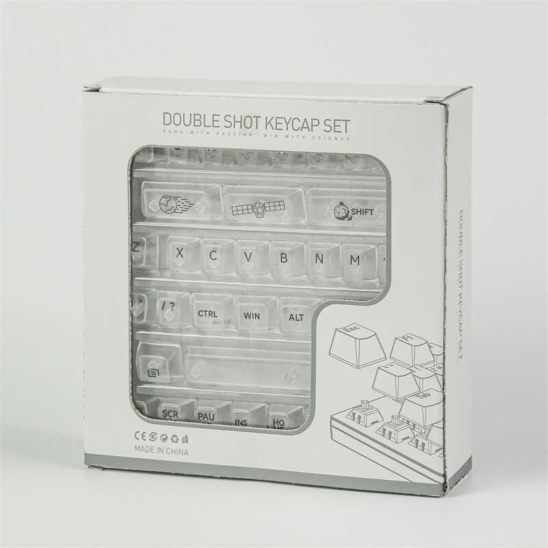 【จัดส่งภายใน 3 วัน】 ZIFRIEND 116คีย์พีซีคริสตัลปุ่มกดโปร่