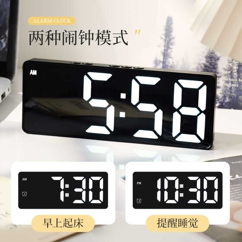 ❤ Xiaomi Youpin Alarm Time LED Digital Display Student Desktop Electronic Clock