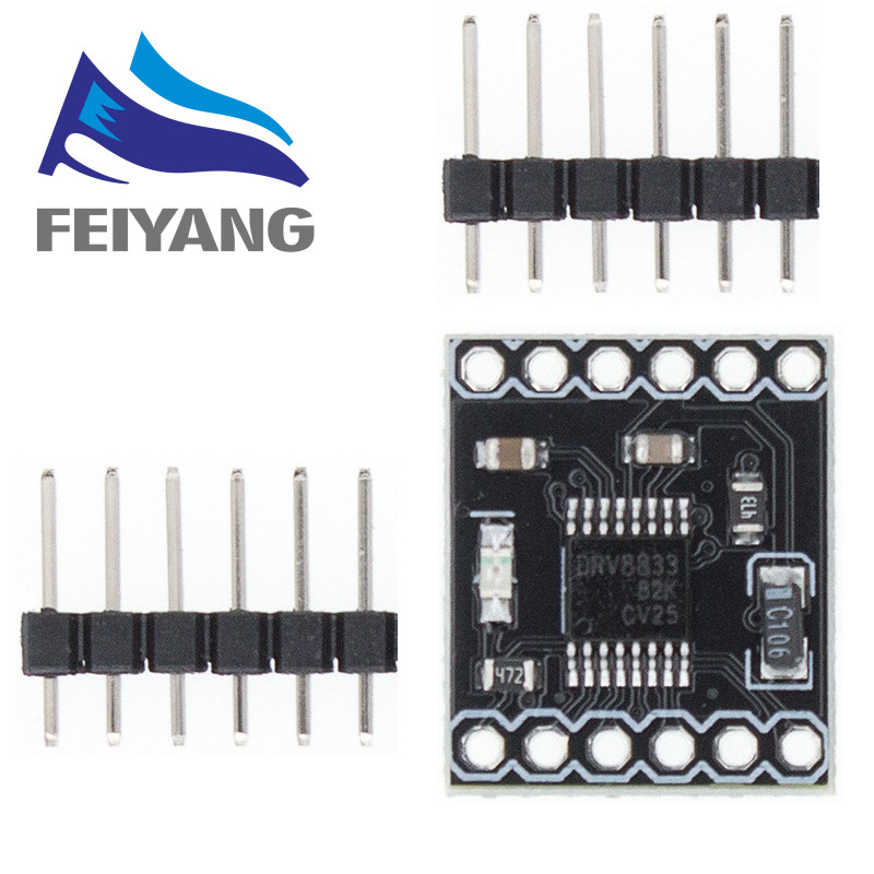 Drv8833 2 ช่อง DC มอเตอร์โมดูลบอร์ด 1.5A 3V-10V