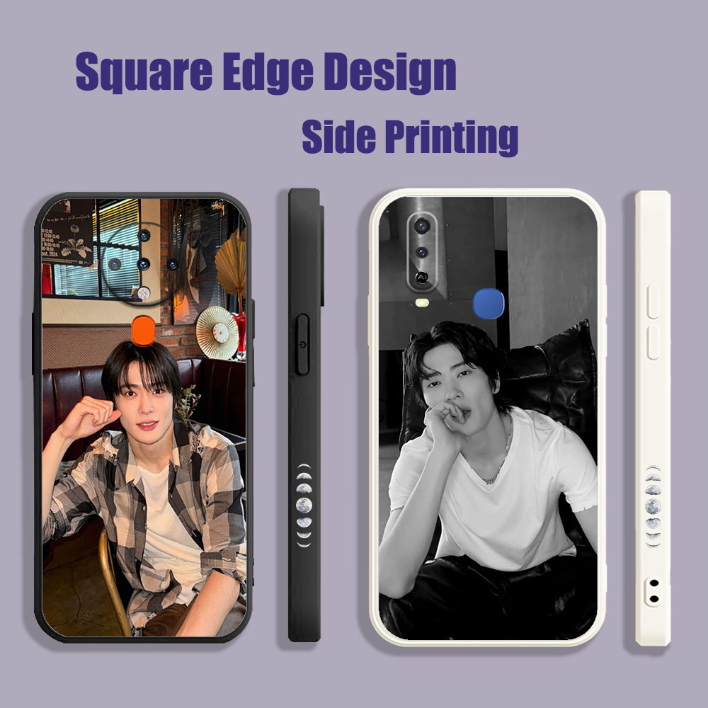 เคสสําหรับ iPhone X XS MAX XR 13 Pro 7 8 Plus Jeong Yun-o JAEHYUN NCT IGR02 เคสโทรศัพท์ขอบสี่เหลี่ยม