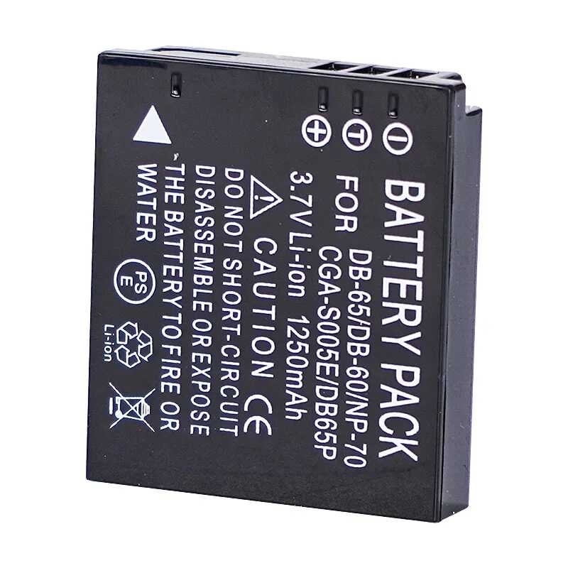 Δ 3.7V 1250Mah สำหรับ Np-70 D-Li106 Db-60 Db-65 Dmw-Bcc12 Cga-S005e แบตเตอรี่