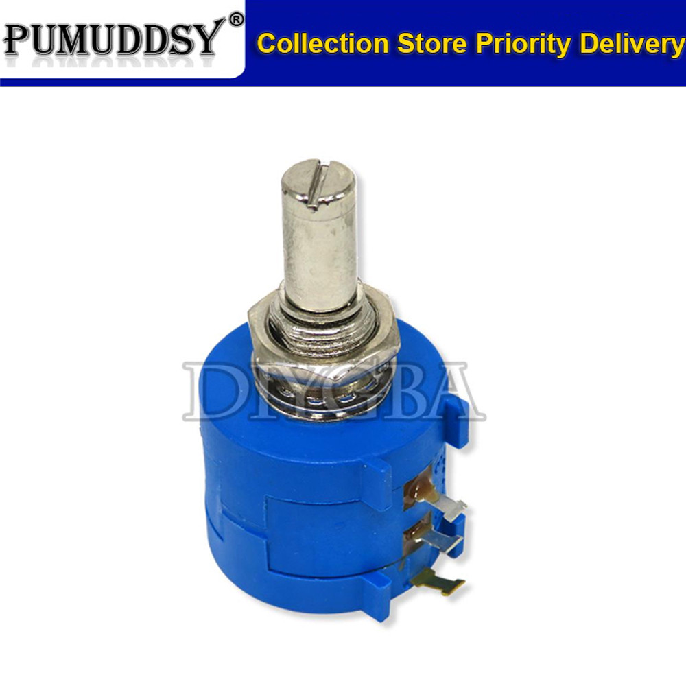 1PCS 3590S-2-104L 3590S 100K โอห์ม 3590S-104 3590S-104 Precision Multiturn Potentiometer 10 แหวนปรับ