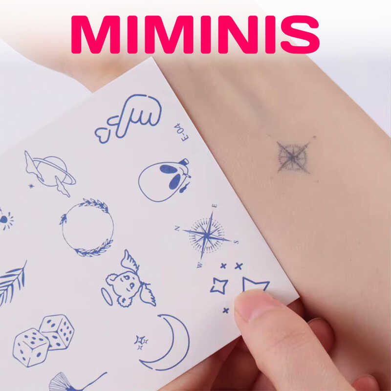 Minimis - HALAL TATTOO STICKERS H739 ยาว LASTING TATTOO TEMPORARY TATTOO สติ๊กเกอร์กันน้ําสติกเกอร์ 