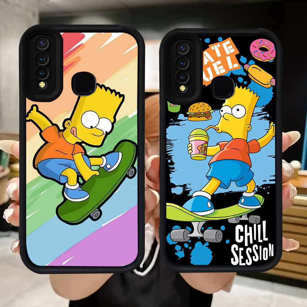 Q76 Simpson soft Casing สําหรับ VIVO Y30 Y50 Y19 V9 Y95 Y93 Y12 Y91 Y30i Y15 Y17 Z1 Pro Y91C