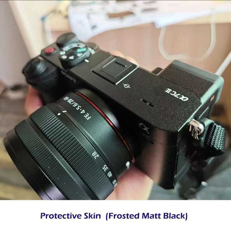 Sony สำหรับ A7CII A7C2 A7CR สติ๊กเกอร์ผิวกล้อง สติ๊กเกอร์เลนส์ ฟิล์มห่อไวนิล A7CM2 Mark II 2 M2 Mark