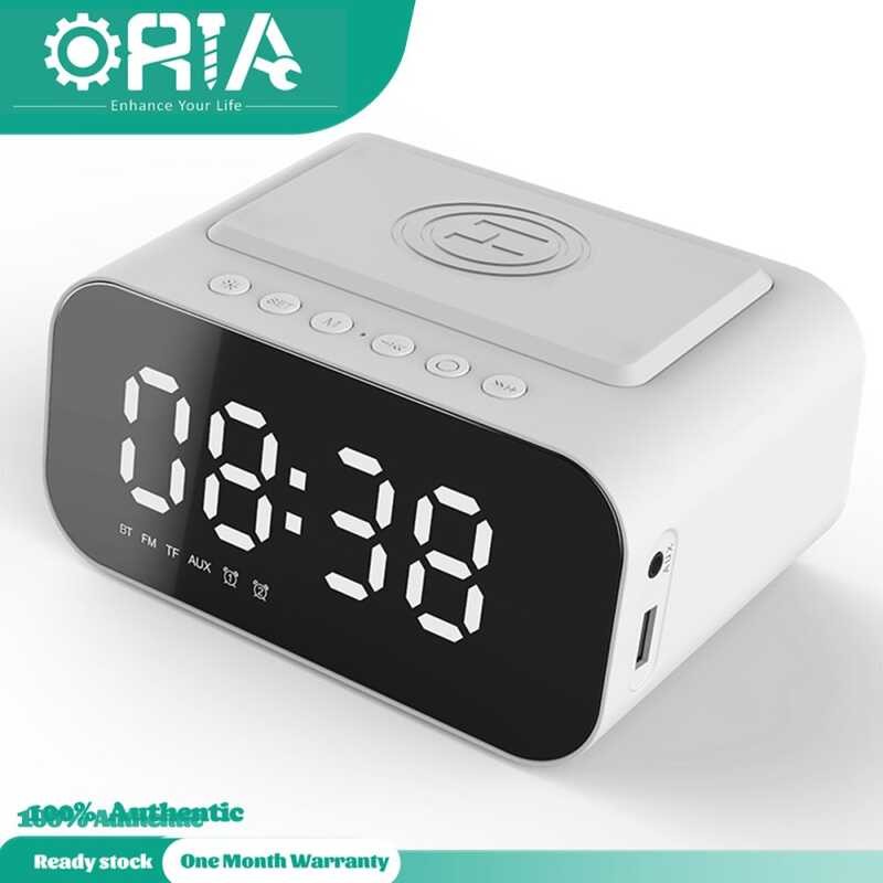 LY นาฬิกากระจกดิจิตอล ORIA ลำโพงบลูทูธ FM