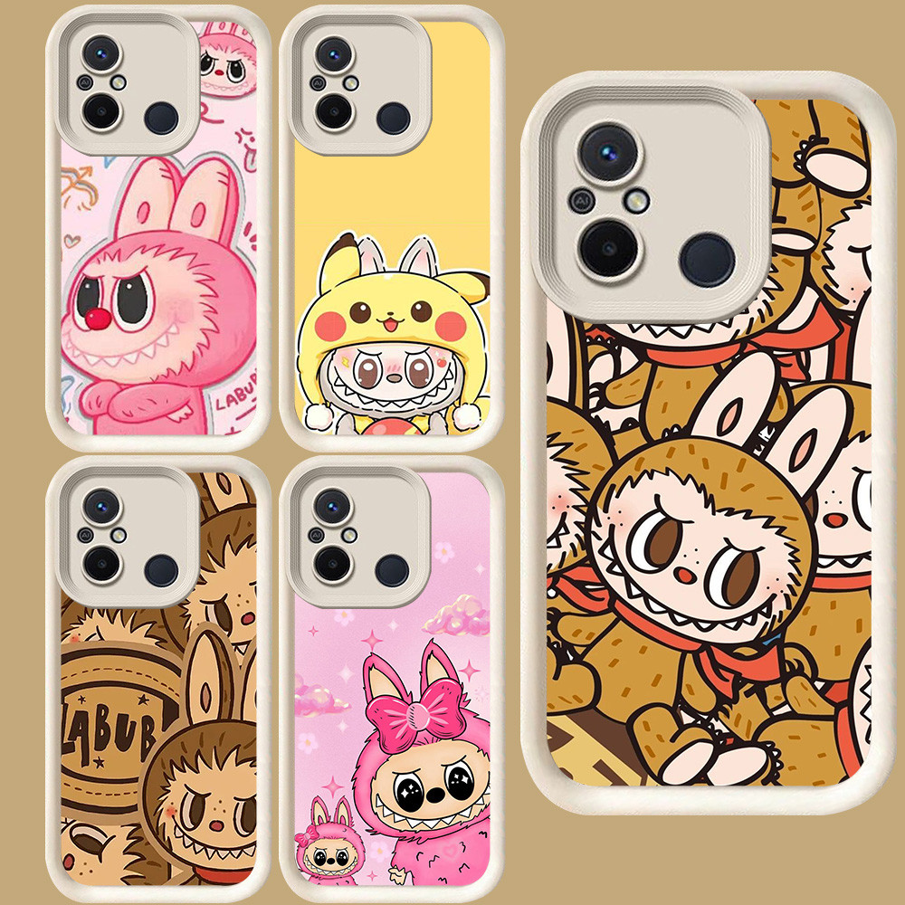 R41 Labubu สําหรับ Xiaomi Redmi A5 A1 9T POCO C71 C55 M3 M4 C65 9C 12C 10C A2 9A หมายเหตุ 7 Pro สีขา