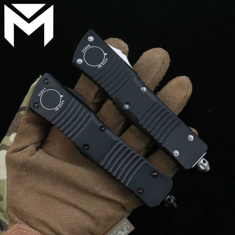 MICRO EDC TECH Kni COMBAT TROO OTF DON Knives D2 Steel Blade 6061-T6 Hardness Aviation Aluminum Han