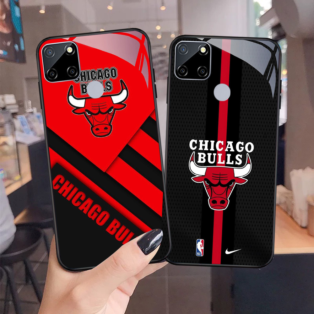 NC-17 Chicago Bulls แก้วสําหรับ Realme C12 C25Y C25 C25S C21Y C15 C21 Narzo 30A 20 OPPO A15 A15S