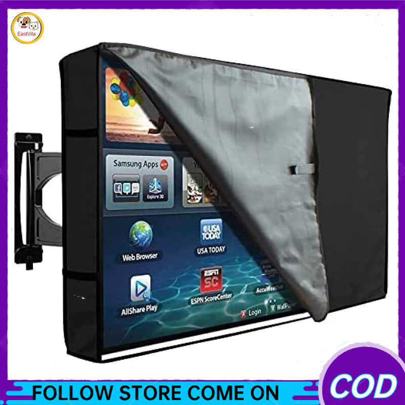 Outdoor 40In - 58In TV Waterproof Full Screen Protection Cover For Indoor Dust-Proof Shell DustProof