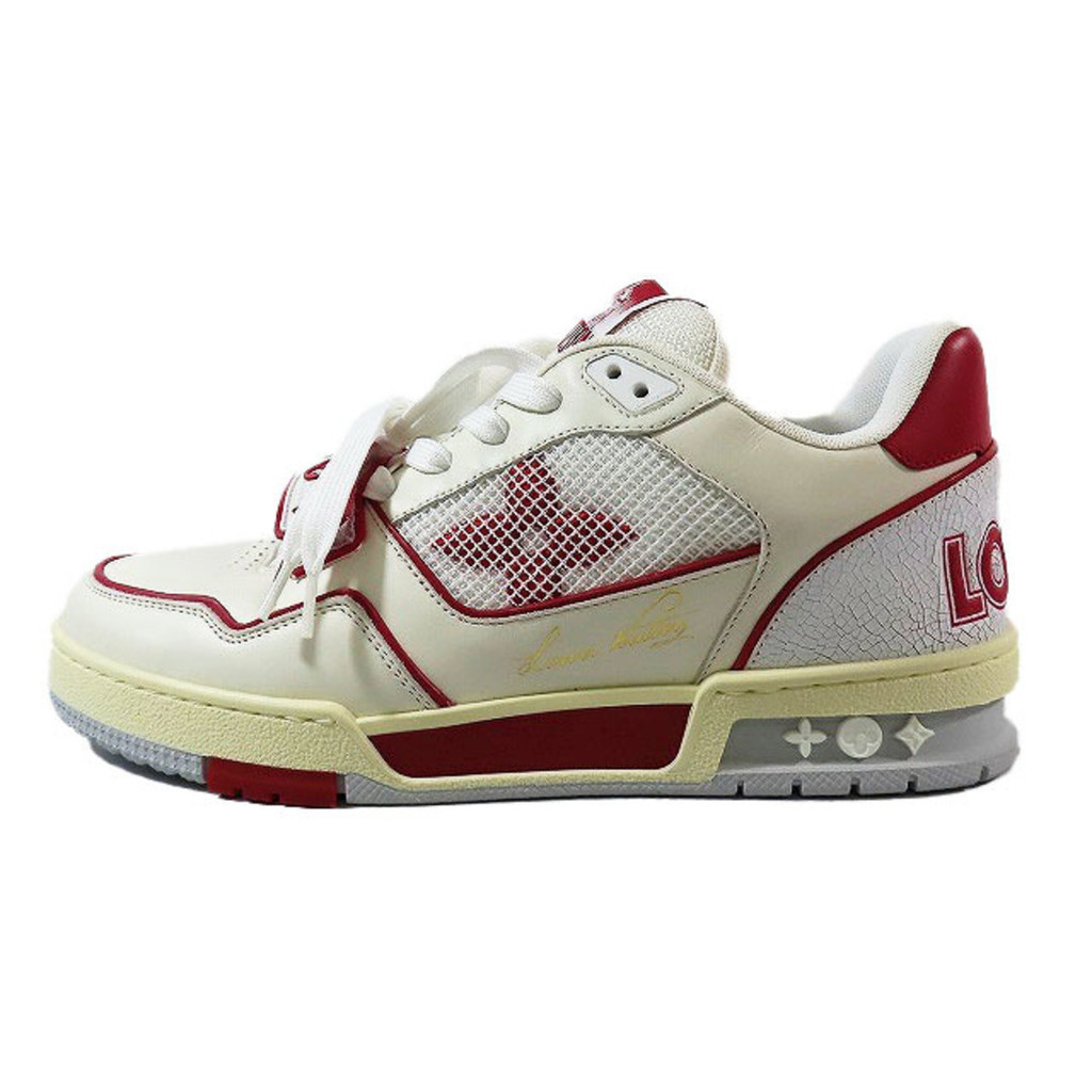 รองเท้าผ้าใบ Louis Vuitton Trainer Line มือสอง Vale Rouge 6 ส่งตรงจากญี่ปุ่นมือสอง
