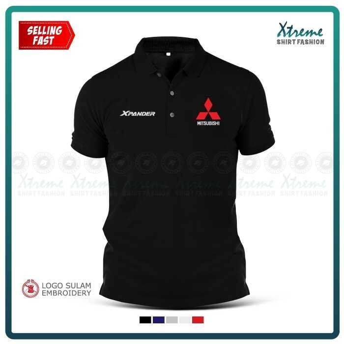 เสื้อโปโลmitsubishi Xpander SUV Mivec,เสื้อโปโลแฟชั่นผ้าคอตตอนปั