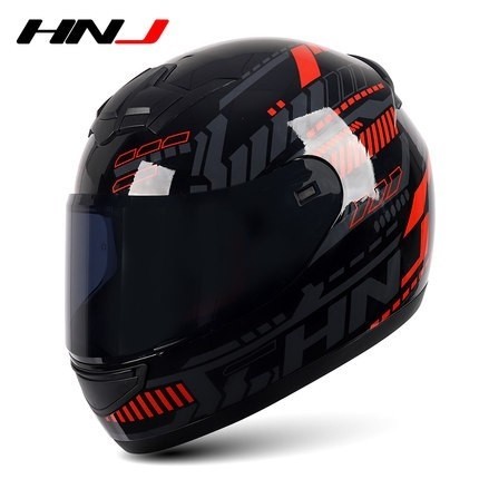 HNJ Helmet Outer ABS Inner Lining Material Shockproof Waterproof Full Face Mask Good Ventilation