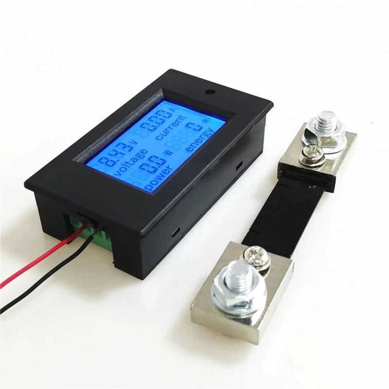 ❤ Pzem-051 DC แอมป์มิเตอร์ดิจิตอลโวลต์มิเตอร์ 6.5-100V 4 In1 LC