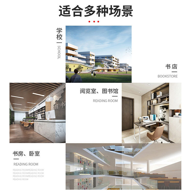 many🔥การประกันคุณภาพ🔥 Office File Cabinet Wooden File Information Cabinet Simple Modern Glass Boo