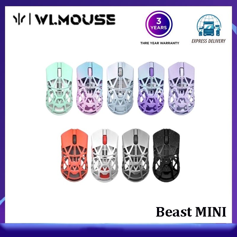 Wlmouse Beast MINI เมาส์เกมมิ่ง แมกนีเซียมอัลลอย น้ําหนักเบา