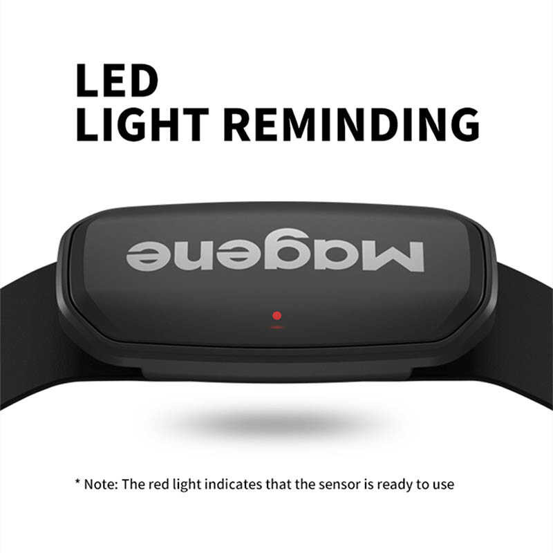 Magene 7Ec H303 เซ็นเซอร์อัตราการเต้นของหัวใจบลูทู ธ ANT อ