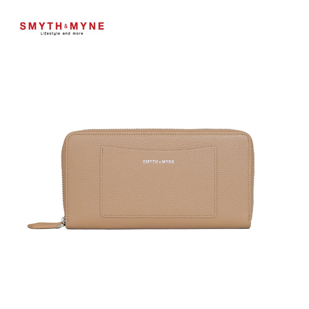 [โค้ดลด30%สูงสุด 1,000] SMYTH & MYNE กระเป๋าสตางค์ซิปรอบยาว หนังซอฟต์นิ่ม หนังแท้แบรนด์ไทย รุ่น Zel