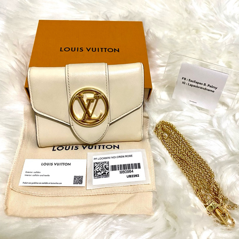 Louis Vuitton กระเป๋าสตางค์หลุยวิคตอง ของแท้% Used LV pont 9 wallet