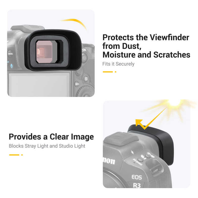 Δ R3 R6 R7 R8 Soft Silicone Extended Camera Eye Mask Finder ออกแบบมาสำหรับ Canon