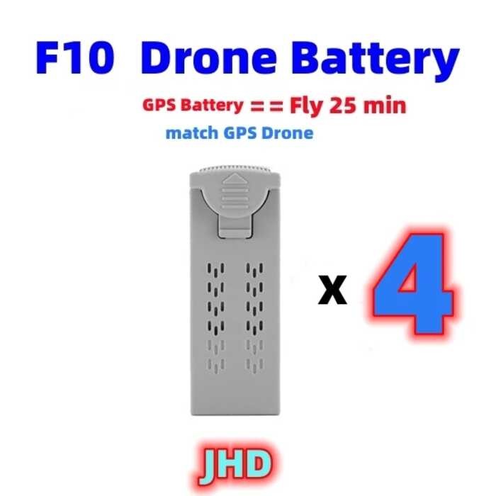 Δ JHD ขายส่ง F10 Drone Battery อุปกรณ์เสริมแบตเตอรี่เครื่องบ