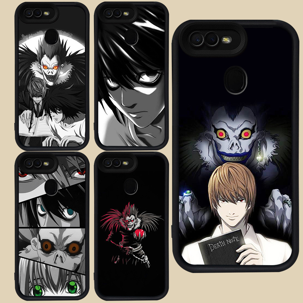 ปลอกสีดําสําหรับ OPPO F5 A3S A12E F9 A12 F7 A1K A5S A5 A7 A12s Pro R72 Death Note