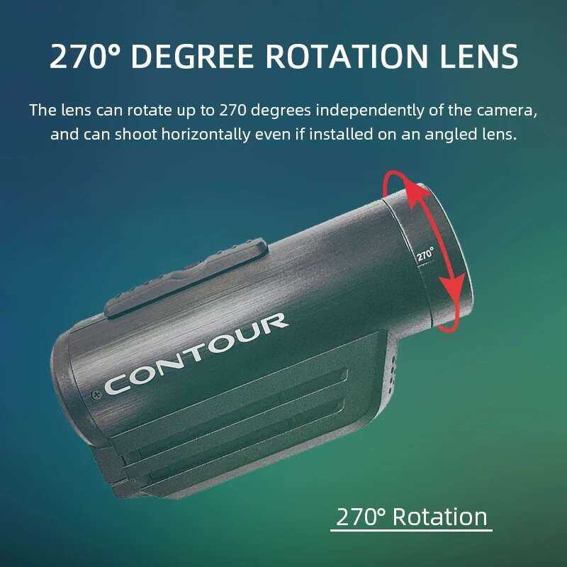 DH กล้องวิดีโอ Contour 4K รุ่น Ultra HD roam2 roam3 อัปเกรดหมวกกันน็อคยุทธวิธีติดศีรษะ กล้องแอคชั่นม thumbnail 6