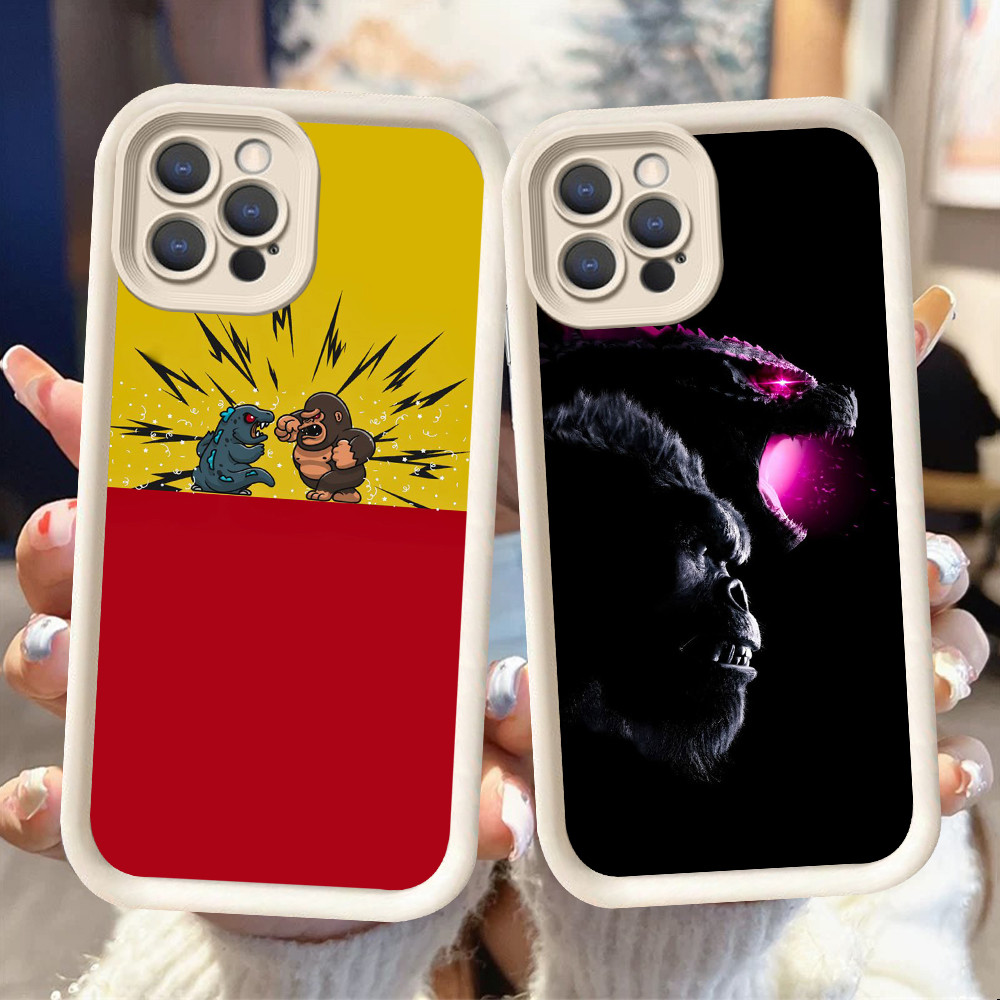 NB-27 Godzilla vs Kong เคสกันกระแทกสําหรับ iPhone 14 15 Pro Max