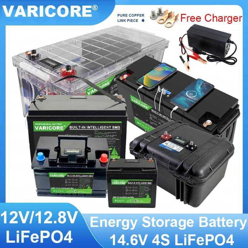 แบตเตอรี่ LiFePO4 12V/12.8v VariCore 310Ah 280Ah 200Ah 180Ah 120Ah แบตเตอรี่ลิเธียมไอรอนฟอสเฟต Tr